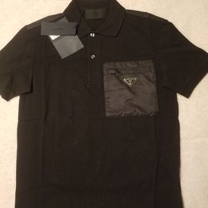 Black Mens Prada Polo shirt S
